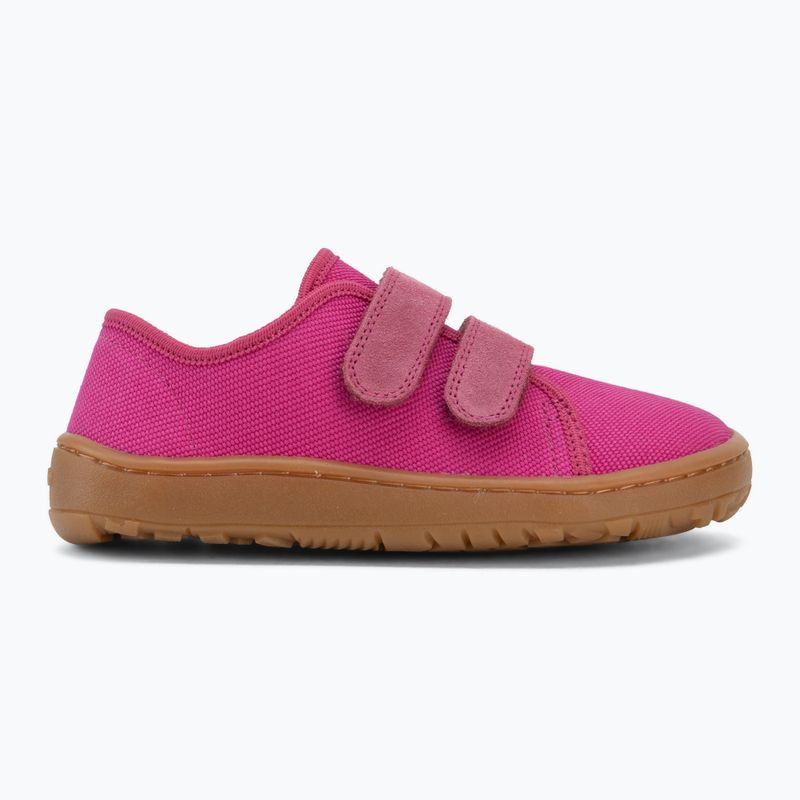 Vaikiški barefoot batai Froddo Canvas fuchsia 2