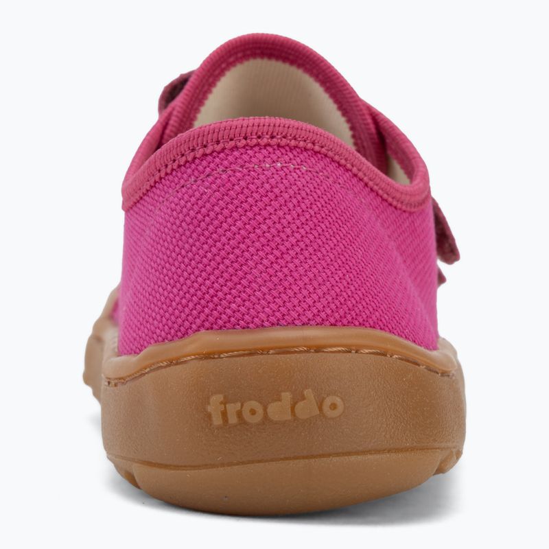 Vaikiški barefoot batai Froddo Canvas fuchsia 6