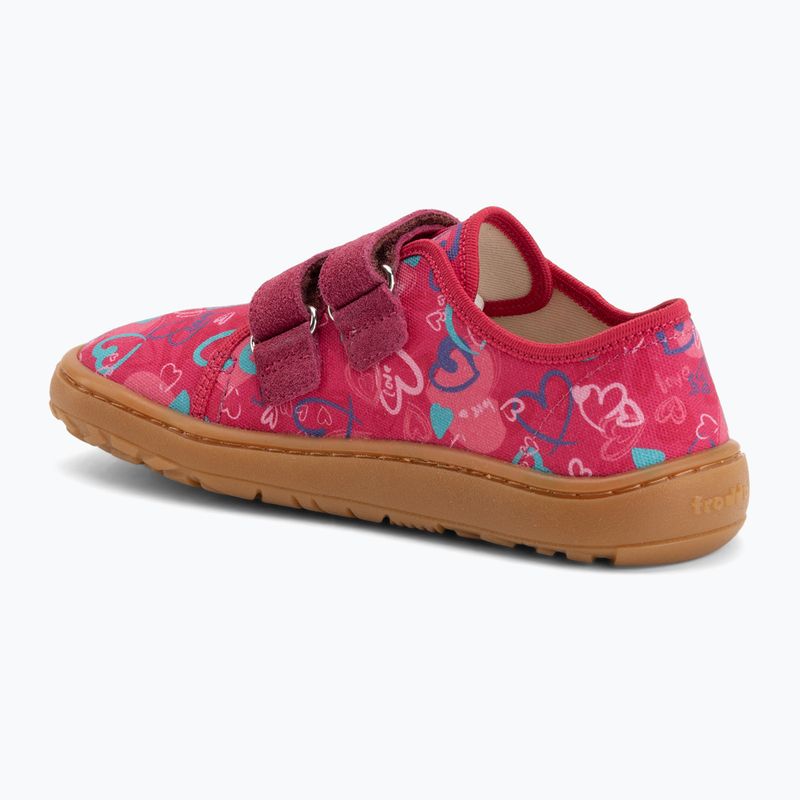 Vaikiški barefoot batai Froddo Barefoot Canvas fuxia+ 3