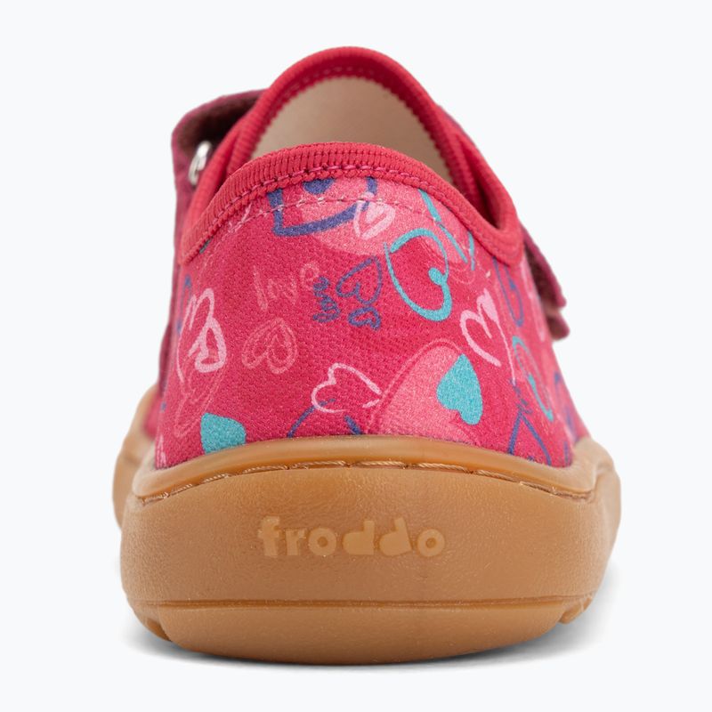 Vaikiški barefoot batai Froddo Barefoot Canvas fuxia+ 6