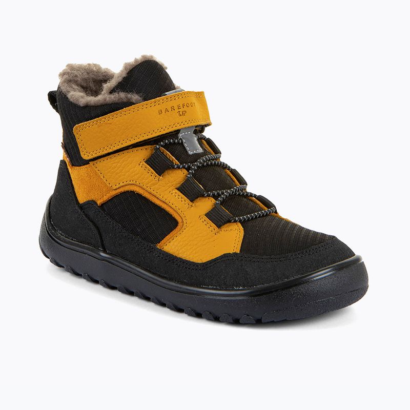 Vaikiški barefoot sniego batai Froddo Barefoot Up Path Tex black/yellow 2