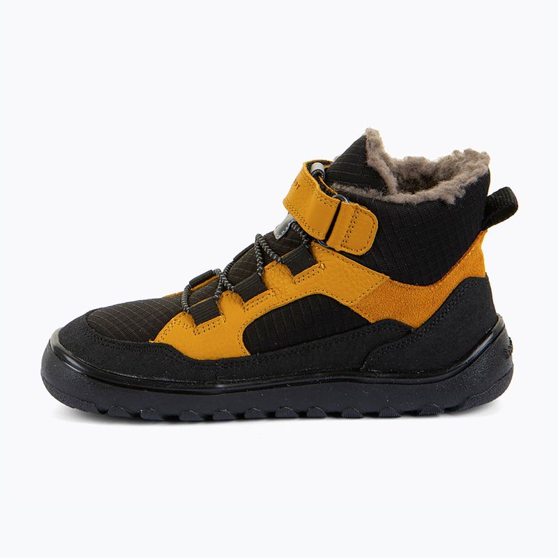 Vaikiški barefoot sniego batai Froddo Barefoot Up Path Tex black/yellow 3