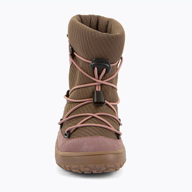 Vaikiški barefoot sniego batai Froddo Barefoot Tex Track Wool dark pink 4