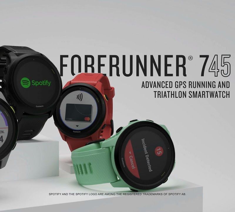 Garmin Forerunner 745 laikrodis baltas 010-02445-13 8