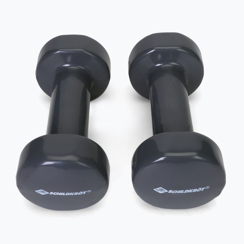 Schildkröt rinkinys Viniliniai hanteliai 3 kg juodi 960007 3