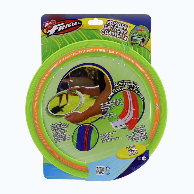 Frisbee Sunflex Extreme Coaster X žalia-oranžinė 81137 2