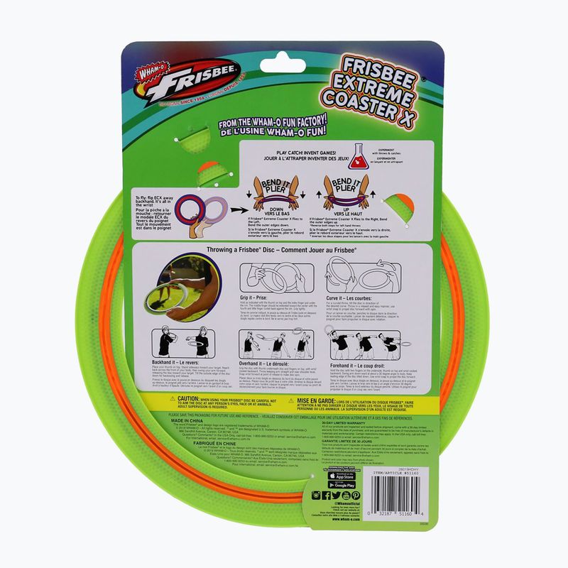 Frisbee Sunflex Extreme Coaster X žalia-oranžinė 81137 3