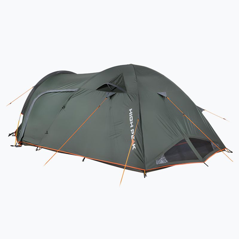 Keturvietė kempingo palapinė High Peak Kira 4.1 deep forest 3