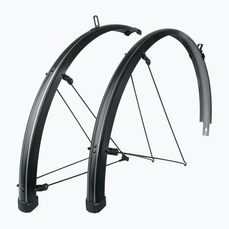Dviračių purvasaugiai SKS Bluemels Stripes set 28" / 69 mm black