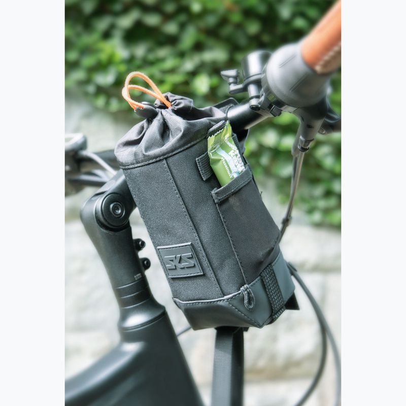 "SKS Urban Steambag" 1,25 l dviračių krepšys ant vairo, juodas 7