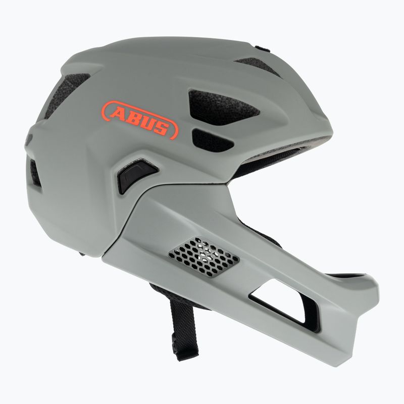 Vaikiškas dviračio šalmas ABUS Youdrop FF chalk grey 4
