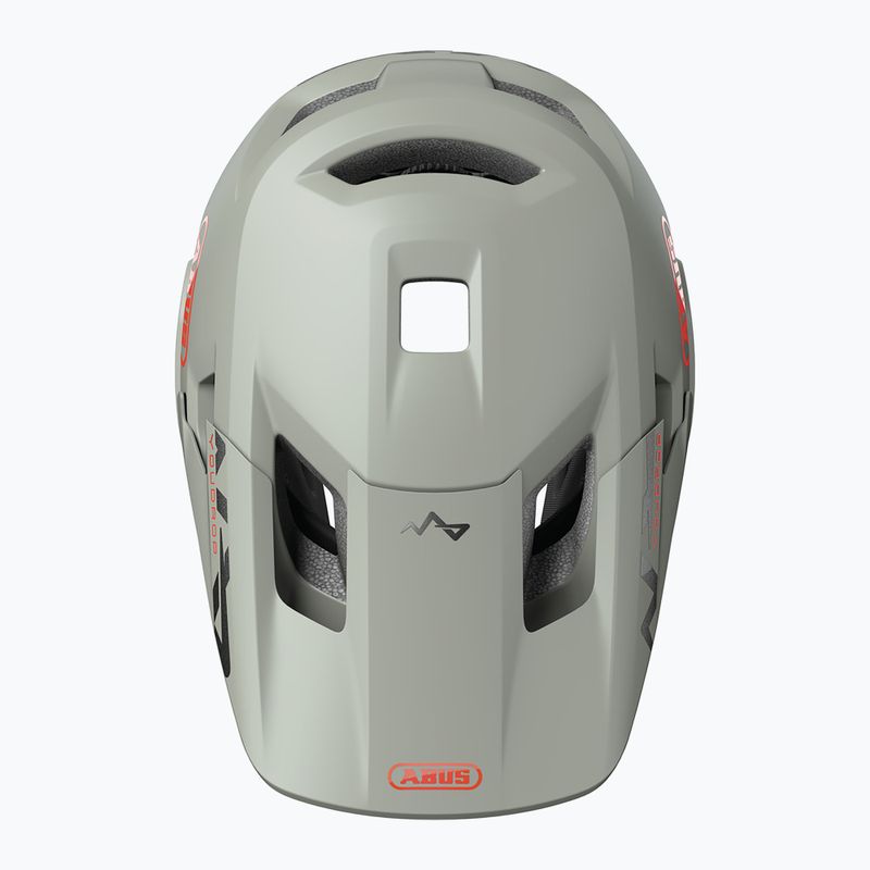 Vaikiškas dviračio šalmas ABUS Youdrop FF chalk grey 6