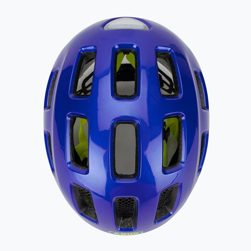 Vaikiškas dviračio šalmas ABUS Youn-I 2.0 sparkling blue 6