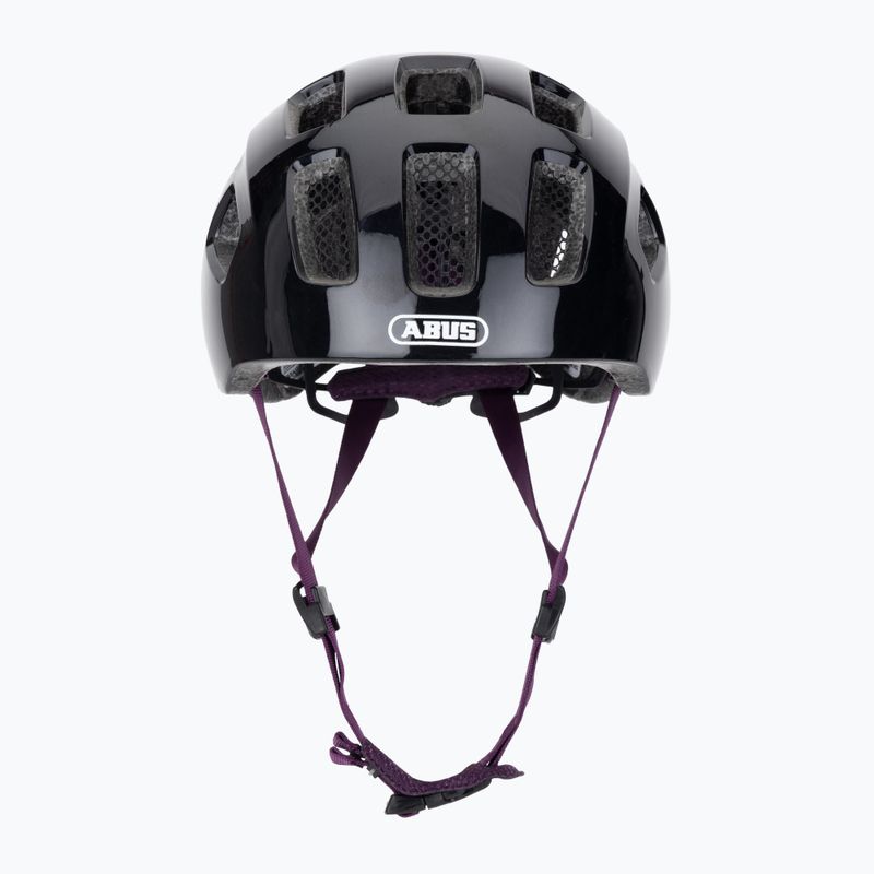 Vaikiškas dviračio šalmas ABUS Youn-I 2.0 black violet 2