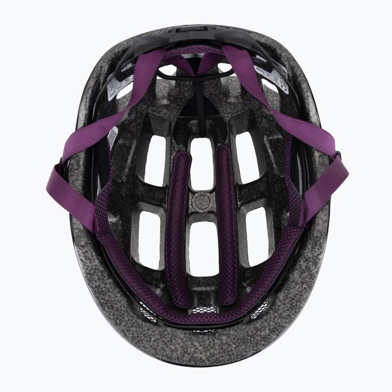 Vaikiškas dviračio šalmas ABUS Youn-I 2.0 black violet 5
