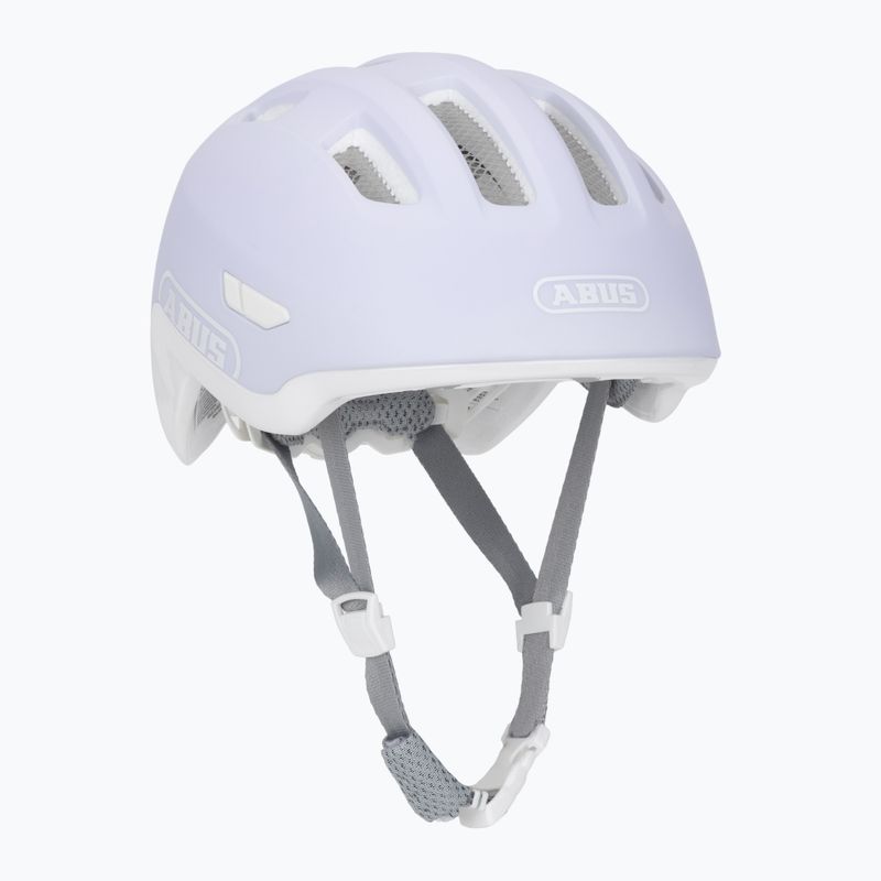 Vaikiškas dviračio šalmas ABUS Smiley 3.0 ACE LED pure lavender