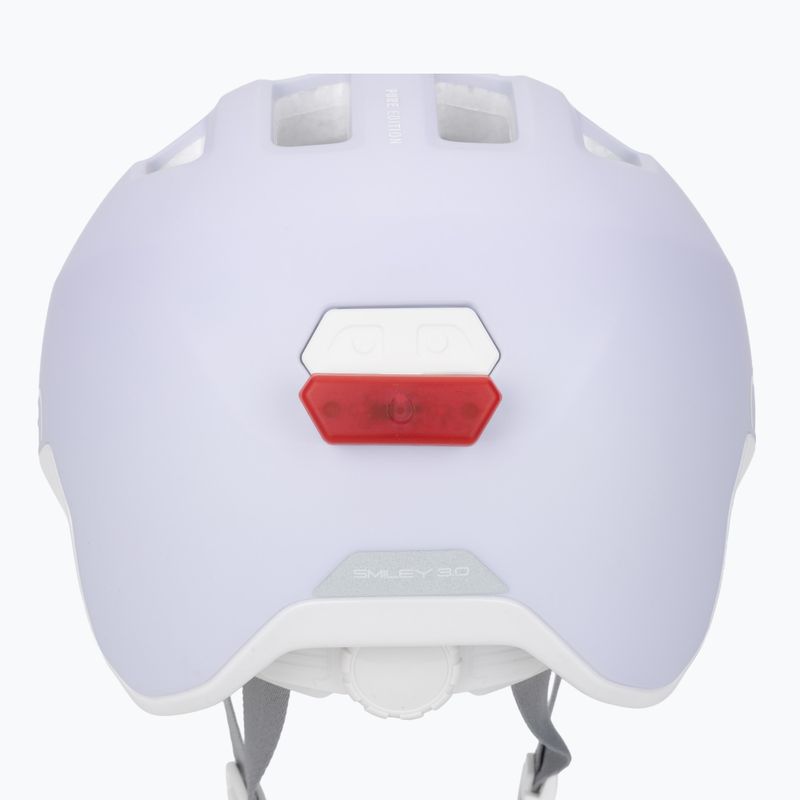 Vaikiškas dviračio šalmas ABUS Smiley 3.0 ACE LED pure lavender 9