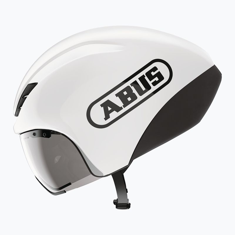 Dviračio šalmas ABUS Gamechanger TT 1.1 shiny white 3