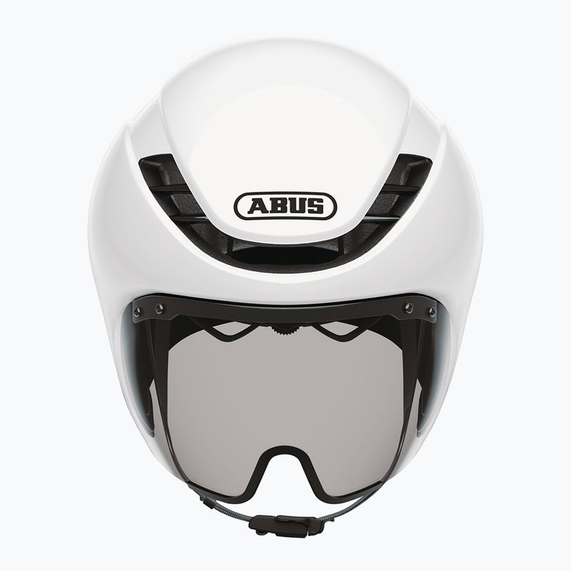Dviračio šalmas ABUS Gamechanger TT 1.1 shiny white 4
