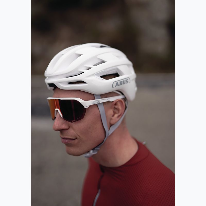 Dviračio šalmas ABUS Airbreaker 2.0 pure white 8