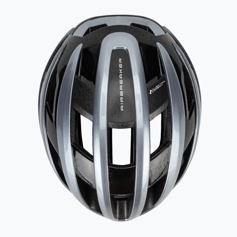 Dviračio šalmas ABUS Airbreaker 2.0 graphite silver 6