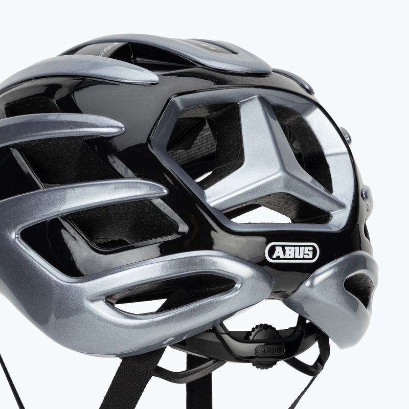 Dviračio šalmas ABUS Airbreaker 2.0 graphite silver 8