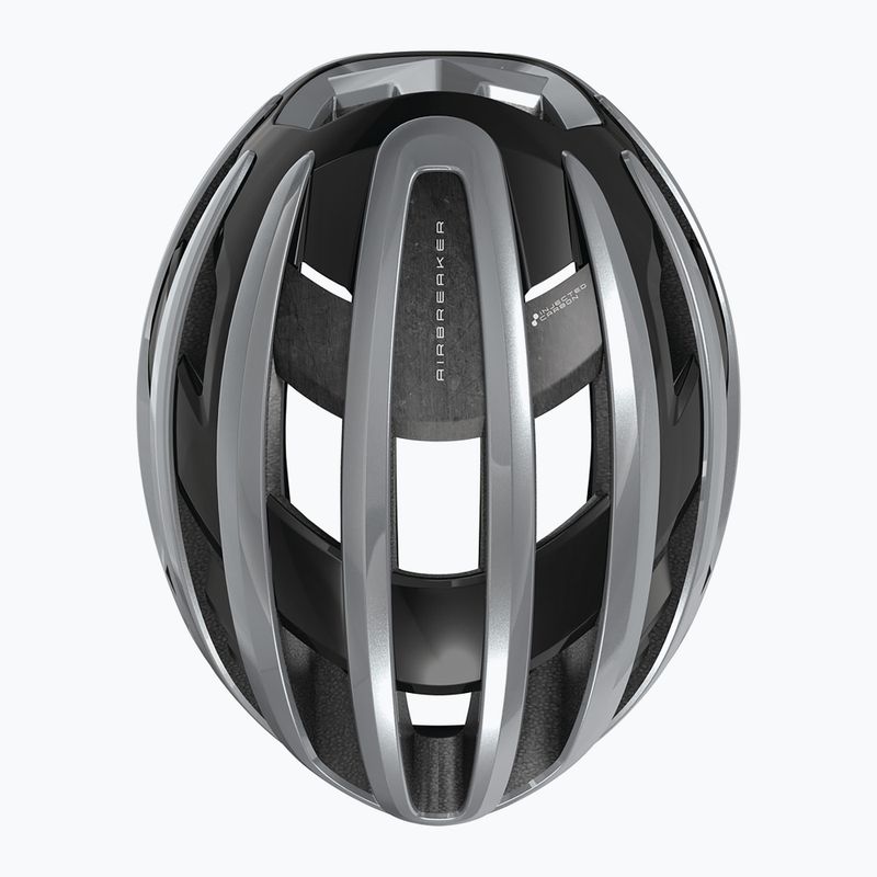 Dviračio šalmas ABUS Airbreaker 2.0 graphite silver 7