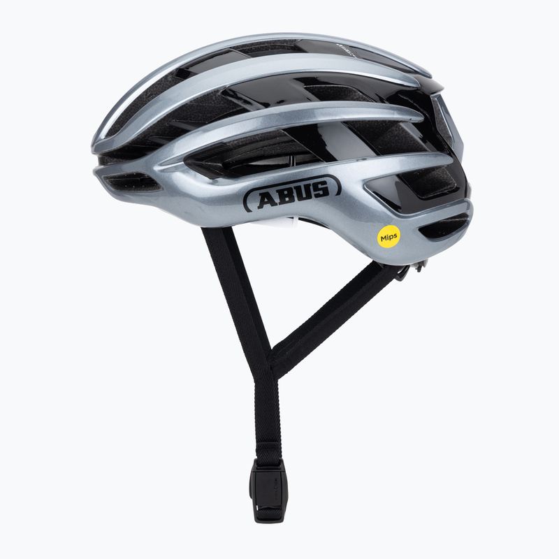 Dviračio šalmas ABUS Airbreaker 2.0 Mips graphite silver 3