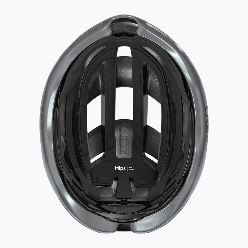 Dviračio šalmas ABUS Airbreaker 2.0 Mips graphite silver 6