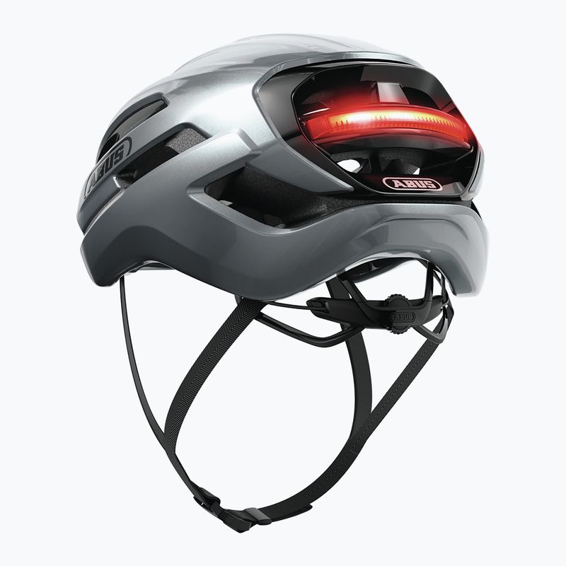 Dviračio šalmas ABUS Taipan LED graphite silver 3
