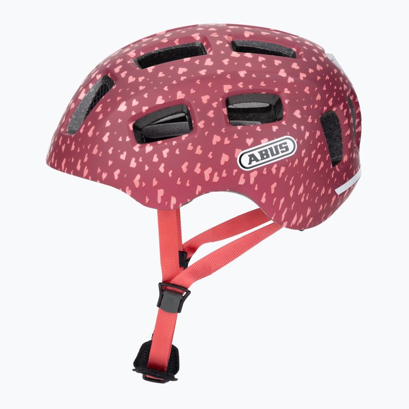 Vaikiškas dviračio šalmas ABUS Youn-I 2.0 cherry heart 3