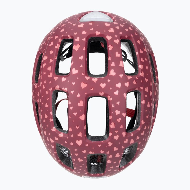 Vaikiškas dviračio šalmas ABUS Youn-I 2.0 cherry heart 6
