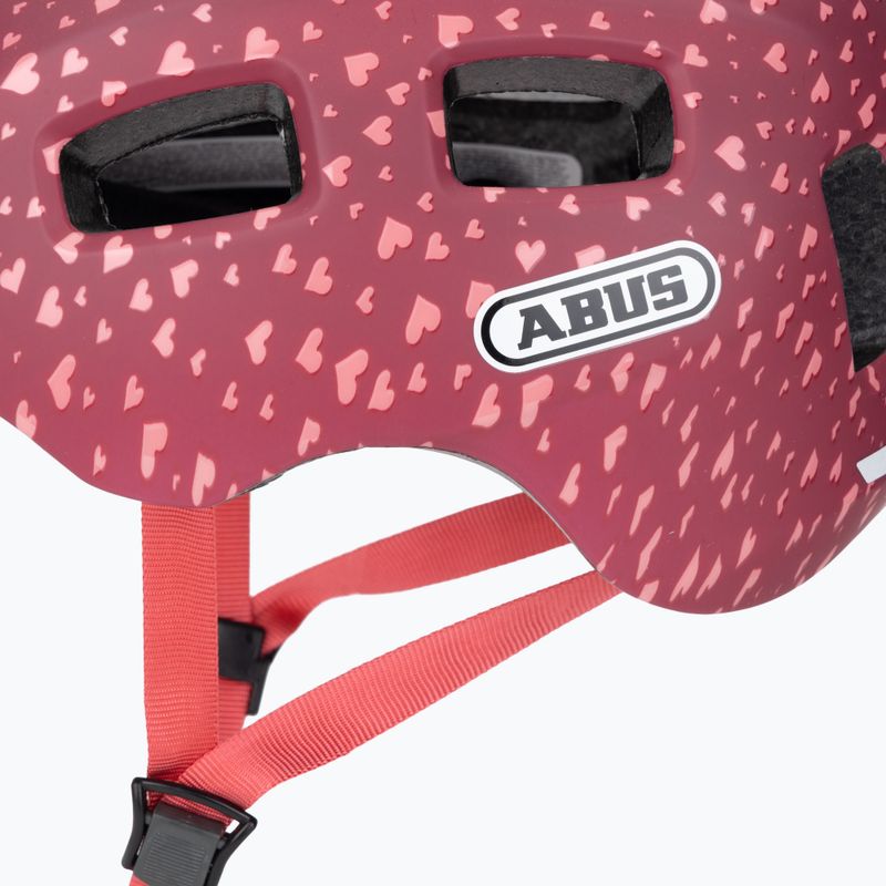 Vaikiškas dviračio šalmas ABUS Youn-I 2.0 cherry heart 8