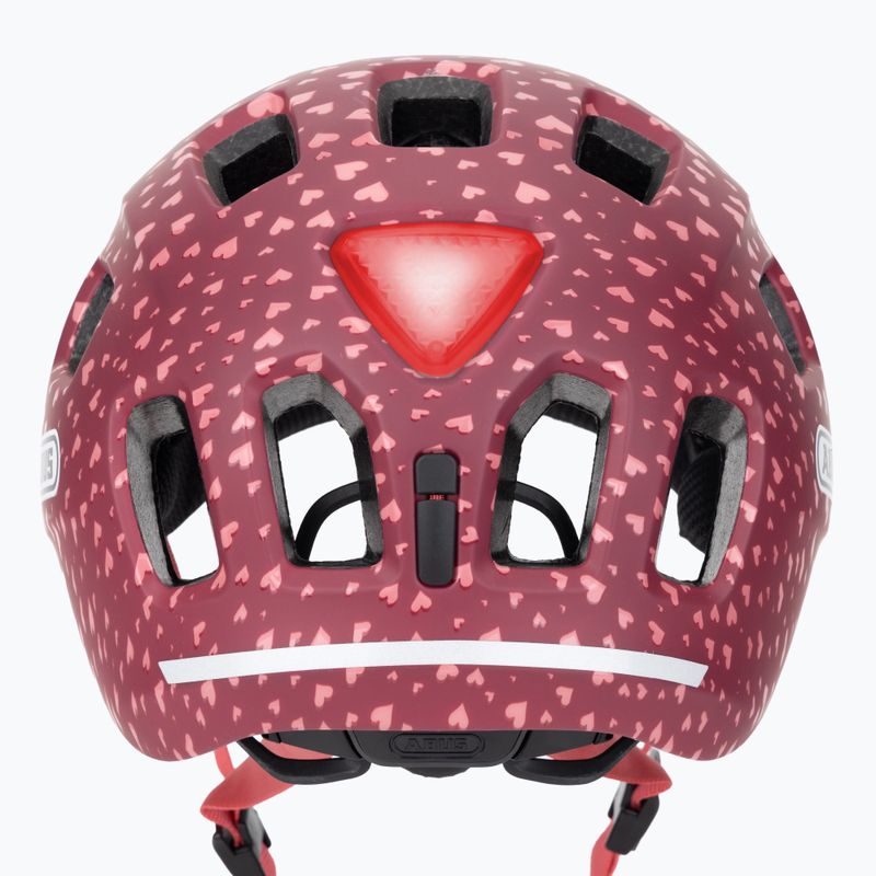Vaikiškas dviračio šalmas ABUS Youn-I 2.0 cherry heart 9