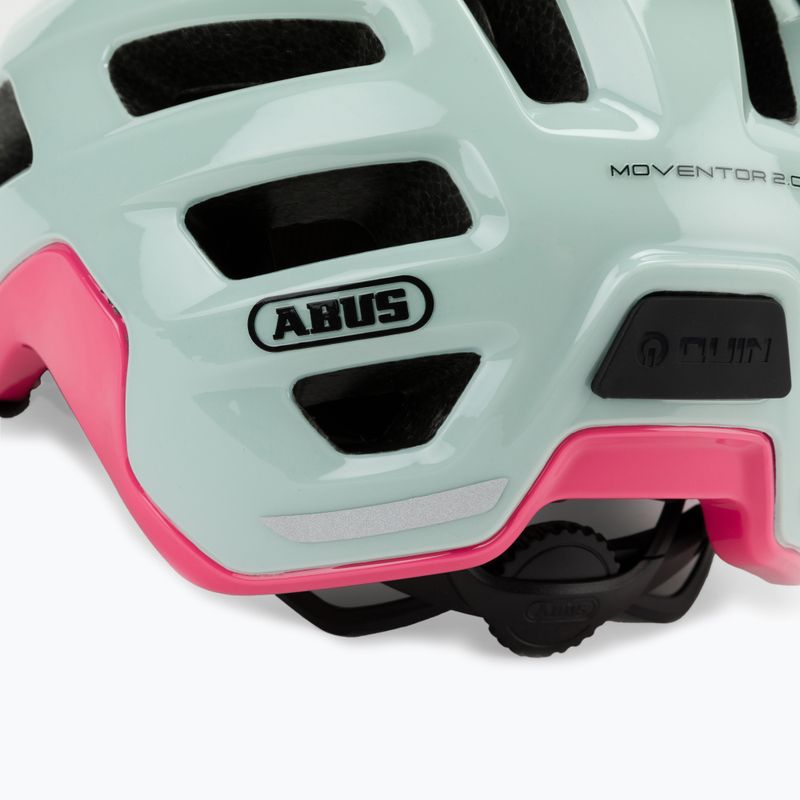 ABUS Moventor 2.0 ledinės mėtos dviratininko šalmas 7