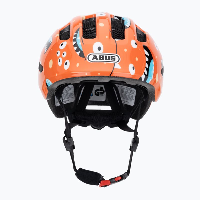 Vaikiškas dviratininko šalmas ABUS Smiley 3.0 orange monster 2