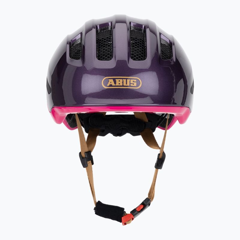 Vaikiškas dviračio šalmas ABUS Smiley 3.0 ACE LED royal purple 2