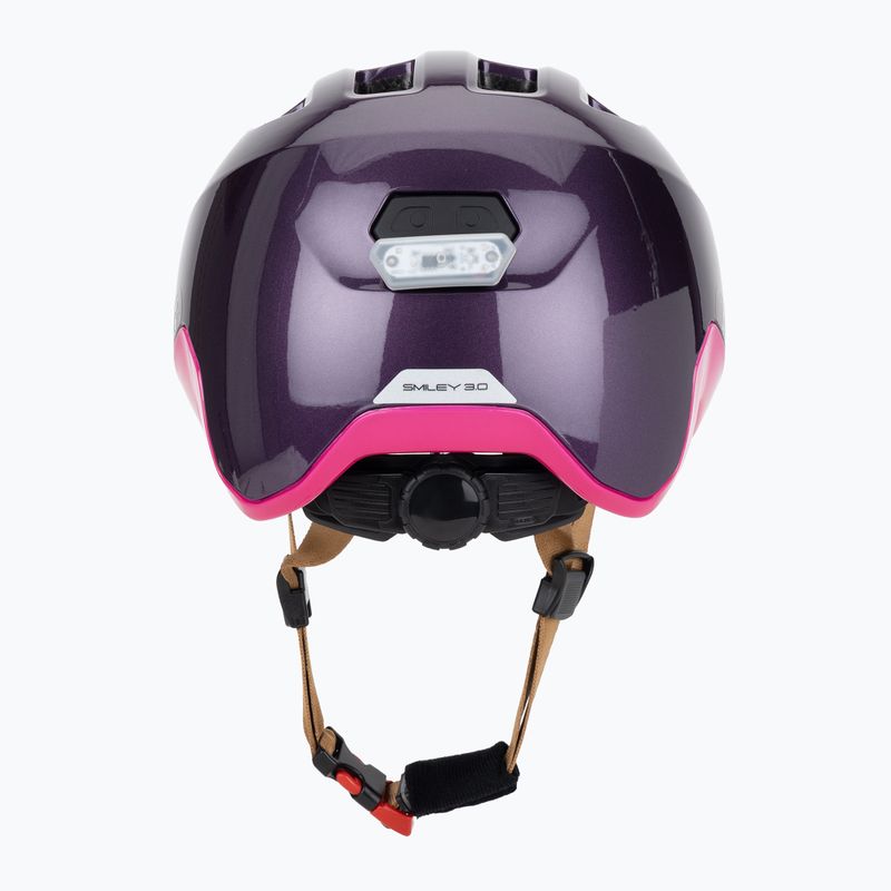 Vaikiškas dviračio šalmas ABUS Smiley 3.0 ACE LED royal purple 4