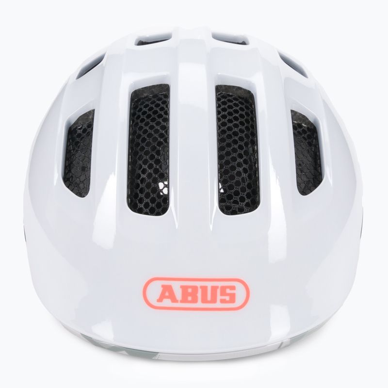 ABUS vaikiškas dviratininko šalmas Smiley 3.0 ACE LED blizgantis baltas 2