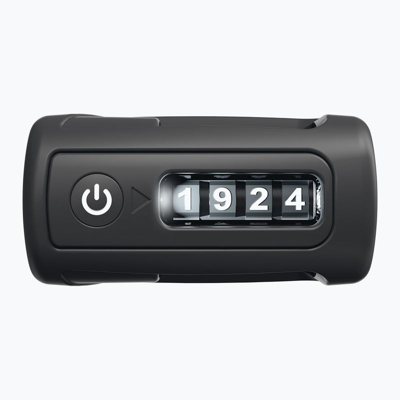 Dviračio spyna ABUS Burgundy Combo 6000C/90 LED SH black 2