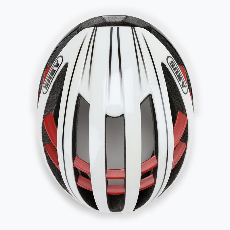 ABUS dviratininko šalmas Aventor blaze red 6