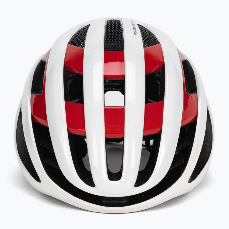 ABUS AirBreaker dviratininko šalmas baltas/raudonas 2