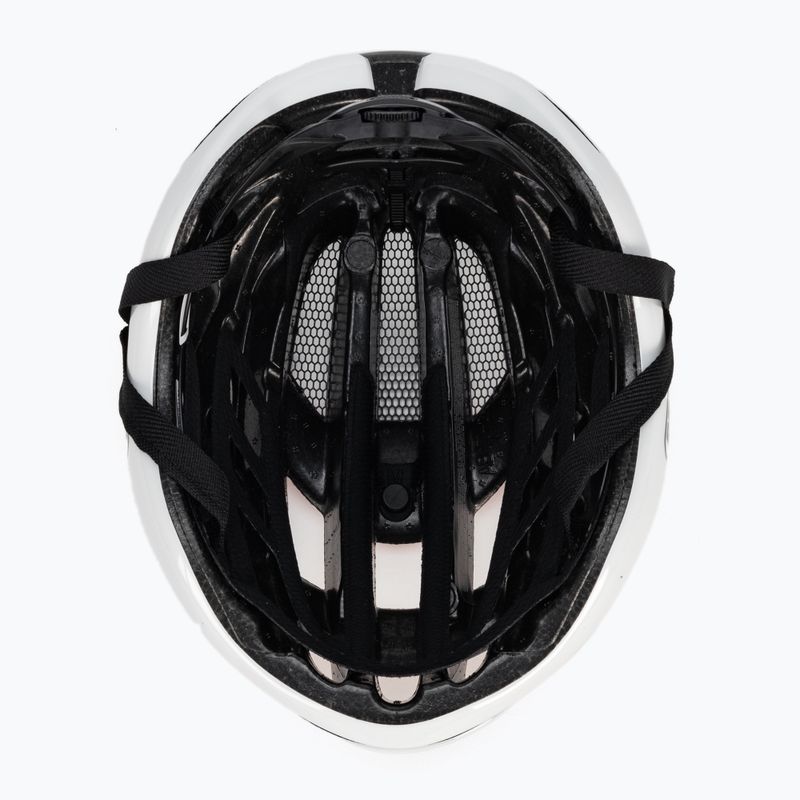 ABUS AirBreaker dviratininko šalmas baltas/raudonas 5