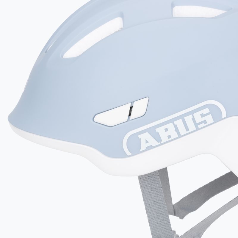Vaikiškas dviračio šalmas ABUS Smiley 3.0 ACE LED pure aqua 8