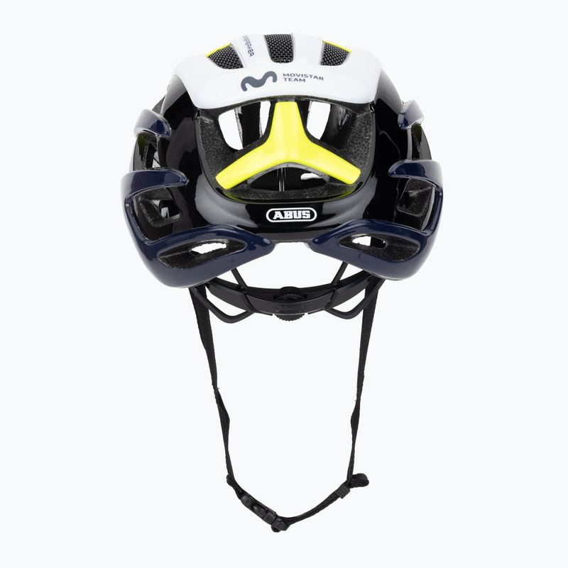 Dviračio šalmas ABUS AirBreaker Movistar Team 24 navy/yellow/white 4