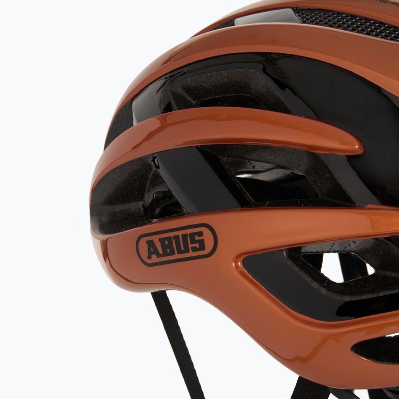 Dviračio šalmas ABUS AirBreaker goldfish orange 8