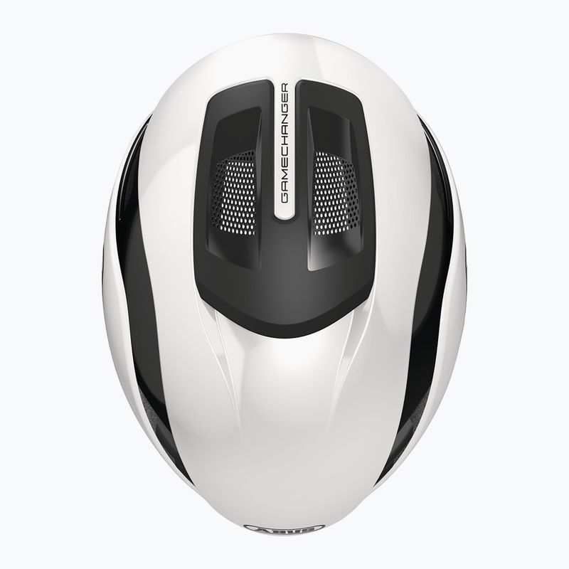 Dviračio šalmas ABUS Gamechanger 2.0 MIPS shiny white 5