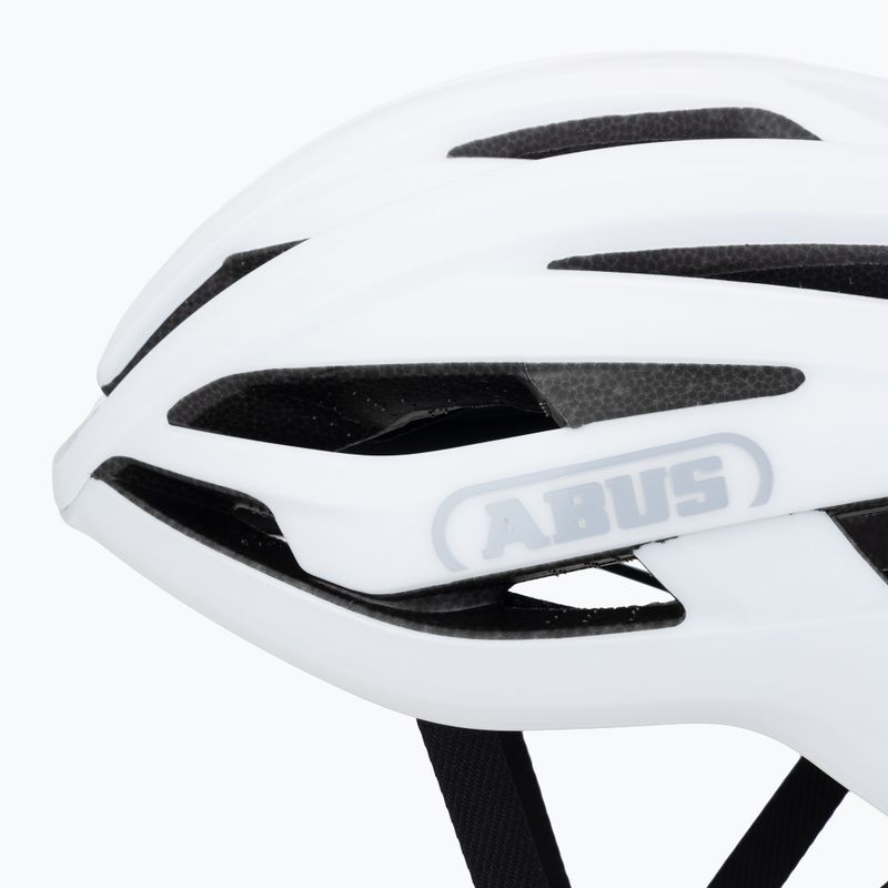 Dviračio šalmas ABUS StormChaser Ace polar white 7