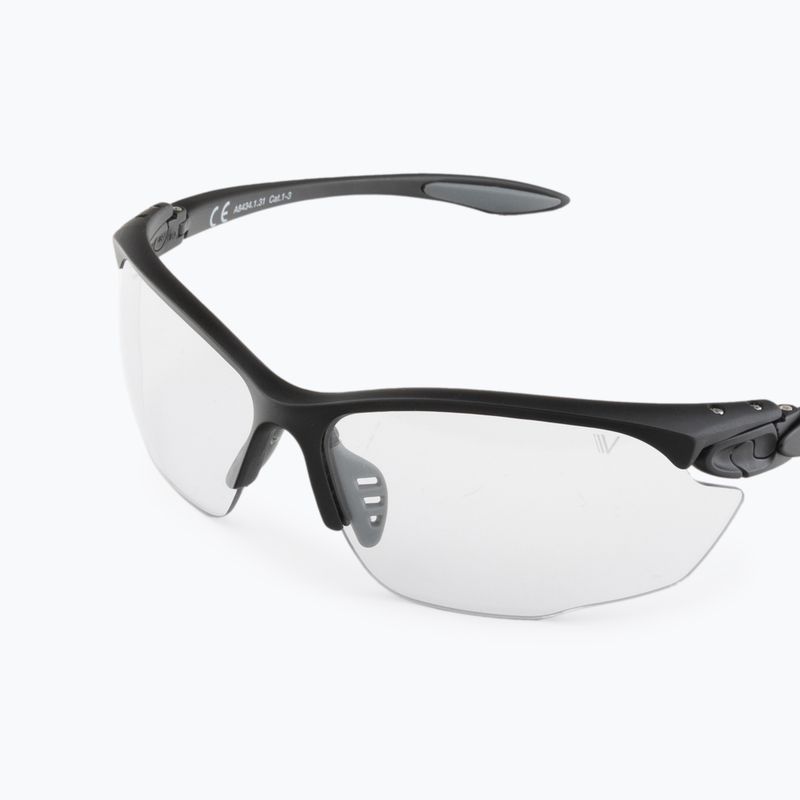 Alpina Twist Four V juodi matiniai/juodi dviratininkų akiniai 5