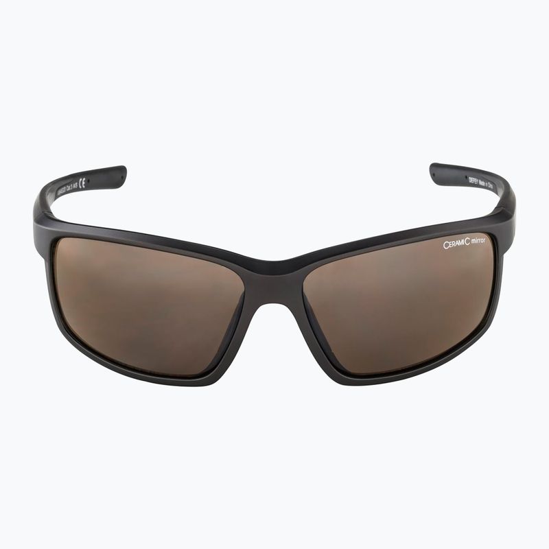 Akiniai nuo saulės Alpina Defey tin black matt/ brown mirror 6